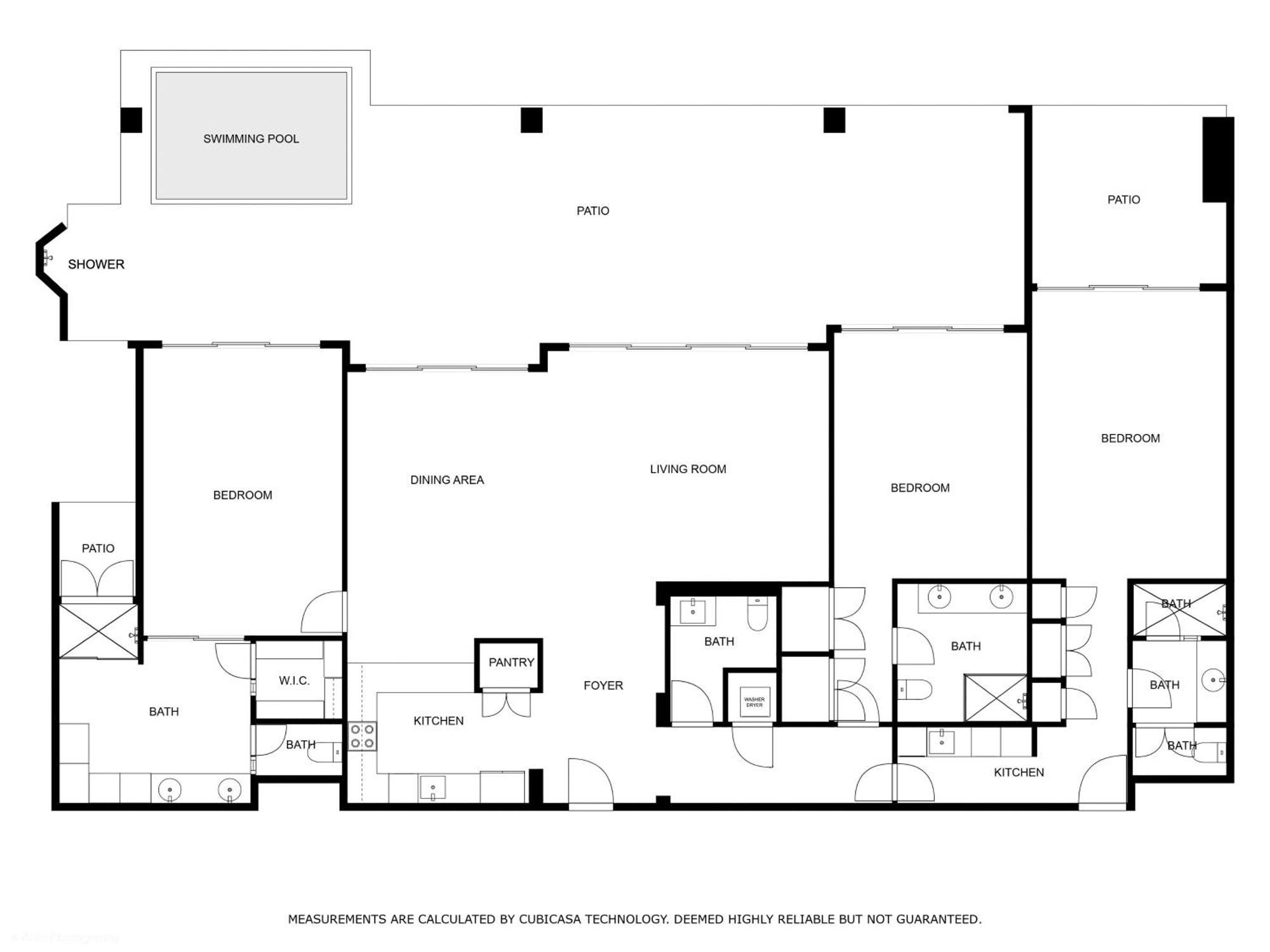 Three-Bedroom Apartment