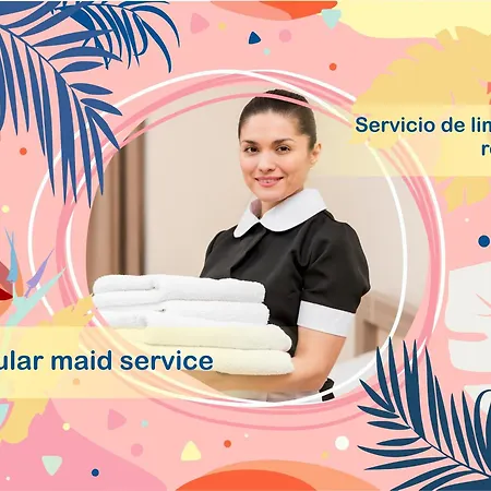 Atlantico Studios - Playa Los Corales - Beach Club, Wifi, Swimming Pool-3