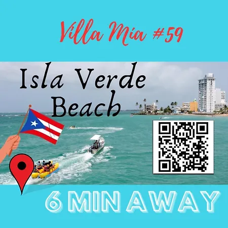 Villa 5 Min From San Juan Airport And Isla Verde Beach Best Location & Pool & Jacuzzi & Youtube Video Available-3