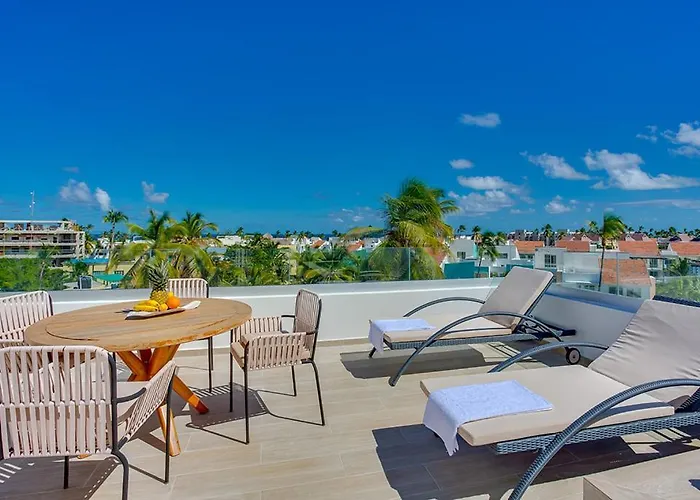 Huisdiervriedelijke Private Picuzzi In New Penthouse Los Corales Beach Appartement Punta Cana