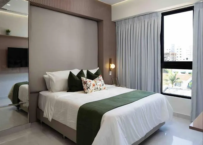 Haustierfreundliches Beautiful And Luxury Apartment 1Br Pool&Gym - 505 Santo Domingo