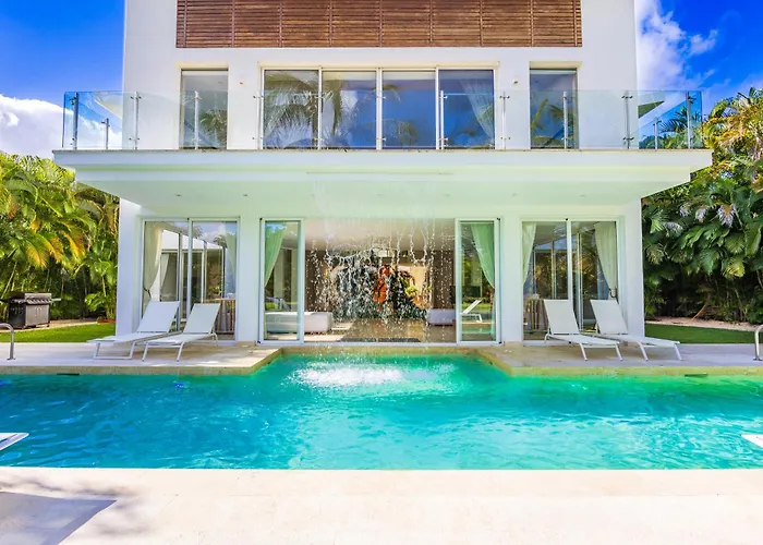 Luxury Rentals In Punta Cana - Exclusive Waterfall Villa With Private Pool, Bbq, Maid, Golf